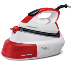 MORPHY RICHARDS  Power Steam Intellitemp 333006 Steam Generator Iron - White & Red